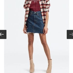 LEVIS High Waisted Iconic Blue Denim Skirt